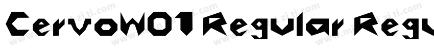 CervoW01 Regular Regular字体转换
